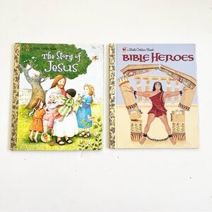 Little Golden Books Children's Bible Story Books Set